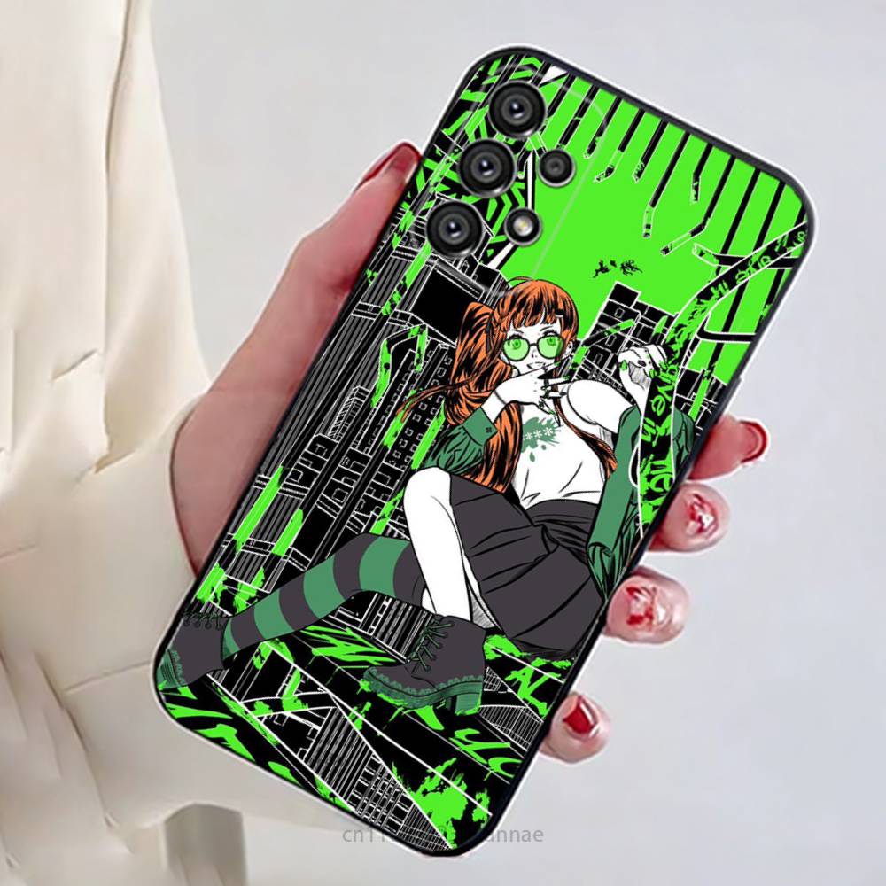Game P-Persona 5 Phone Case For Samsung Galaxy A13,21s,22,31,32,52,53,71,80,A91 Soft Black Shell