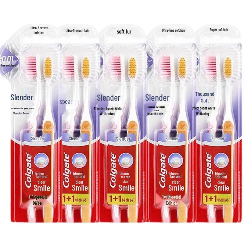 Colgate SlimSoft Gentle Clean Toothbrushes, 10-Count