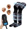 Pressotherapy Leg Massager 2000mAh - Portable Air Compression Massage for Calves & Thighs - Muscle Recovery & Pain Relief