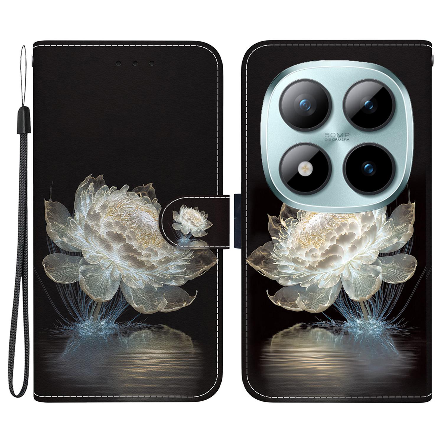 

Для Xiaomi Poco M8 Pro 5G/Redmi Note 15 Pro+ 5G (Глобальний) Гаманець Чохол для телефону Протиударний З принтом Шкіряний Відкидний чохол з ремінцем