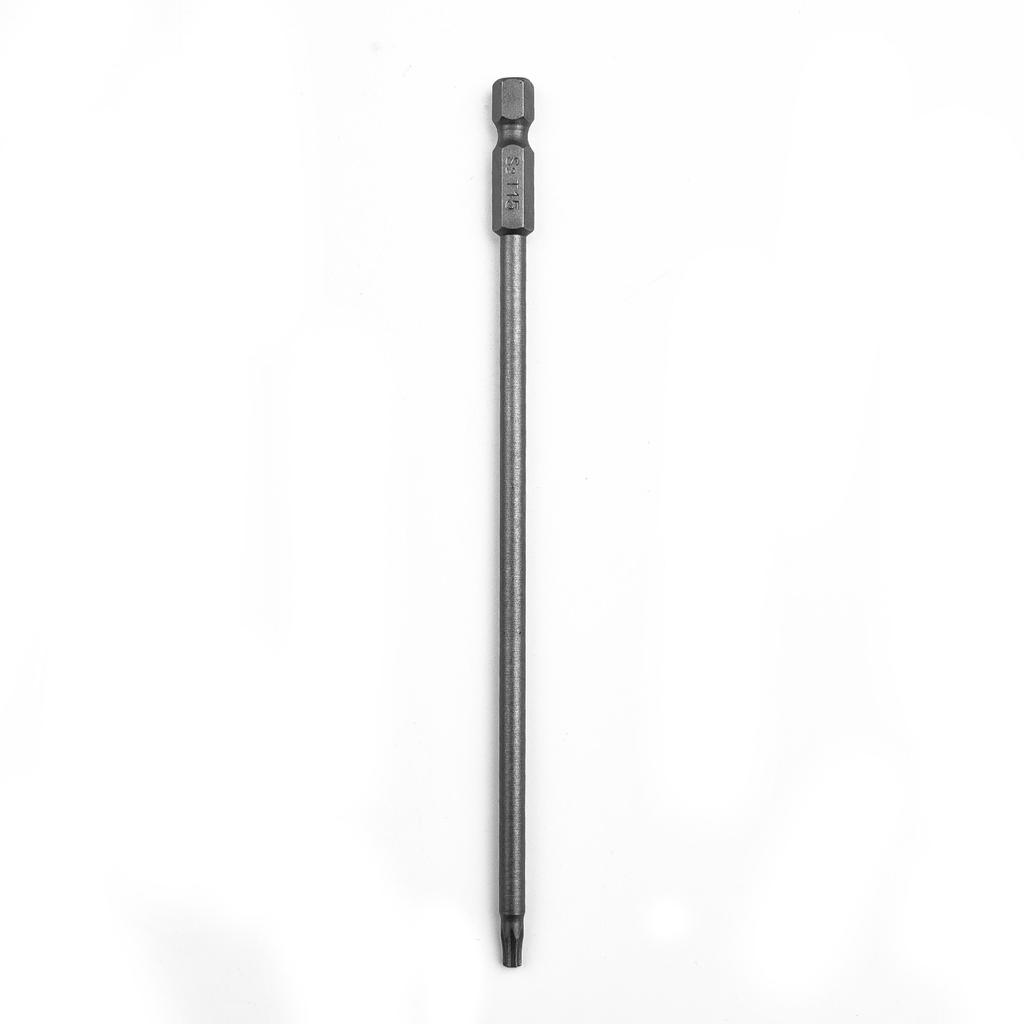 Tamper Proof Security Bit Magnetic Bit Sets Torx Screwdriver Flat Head 1/4" Hex Bit 150mm Long T8 T10 T15 T20 T25 T27 T30/T40