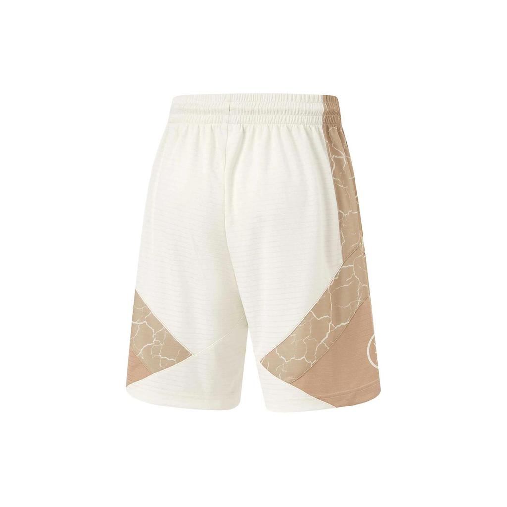 Li Ning Sports Shorts Men's Ecru AAPU063-3