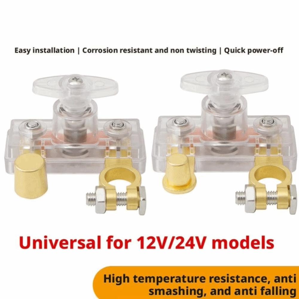 Quick Cut-off Battery Isolation Switch 12 - 24 V Negative Isolator Battery Switch  Vehicle Battery
