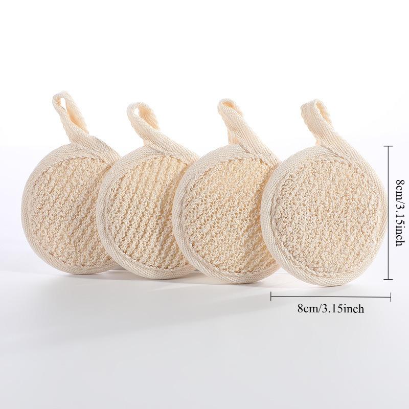 2 Pezzi di Spugne Naturali di Luffa, Prodotti da Bagno, Spugna Esfoliante per il Corpo, Spugna di Luffa Portatile per Esfoliazione e Bagno.