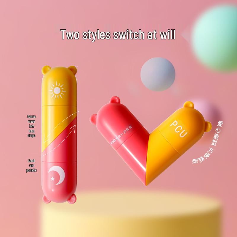 

Увлажняющий бальзам для губ PCU Осень/Зима в форме сердца - Вазелин от обветривания для детей