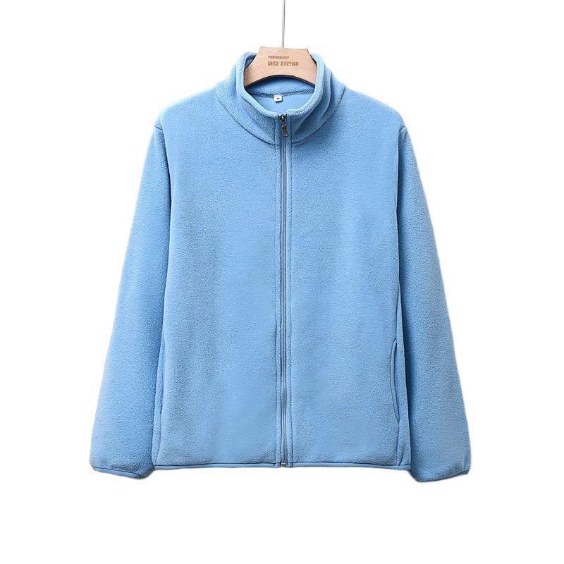 Polar Fleece Coat Women Thick Autumn and Winter Joker Korean Version of Fleece Cardigan Couple Sweater Women