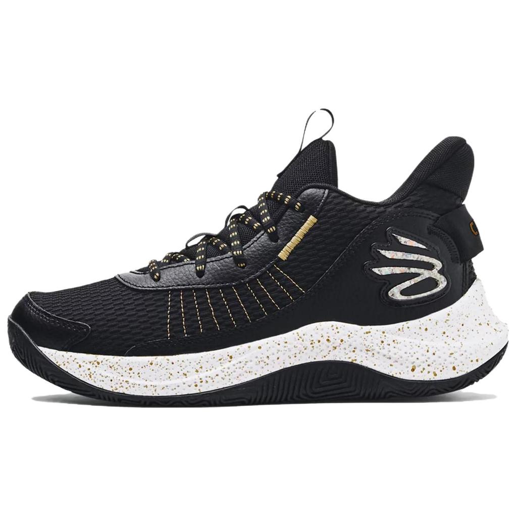 Under Armour Curry 3Z7 Black Metallic Gold Men Sneakers 3026622-001