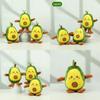 Adorable Four-inch Avocado Plush Toy Keychain Cute Backpack Charm Gift For Kids