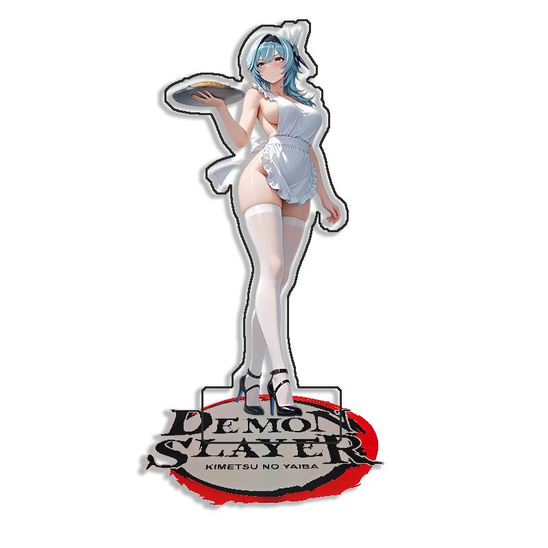 Standing Sign for Demon Slayer Tengen Uzui Muichiro Tokito Acrylic Desktop Stand Decorating Self Made Collection Toy Fans Gift