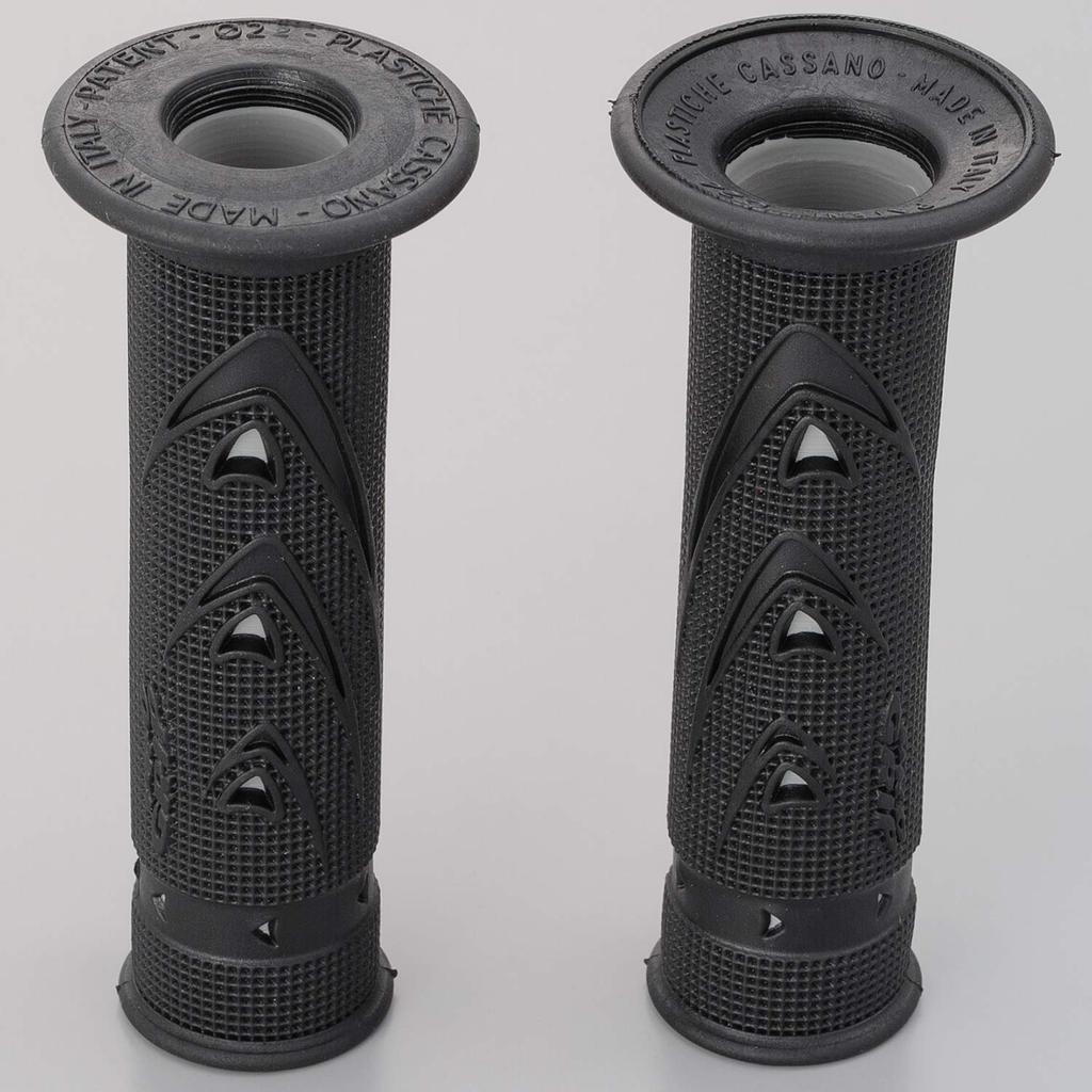 Daytona PROGRIP Motorcycle Grips for Handlebar Diameter 125mm Gel Ends 721 Type 98053 22.2 Anti-Vibration Non-Penetrating Black/Gray