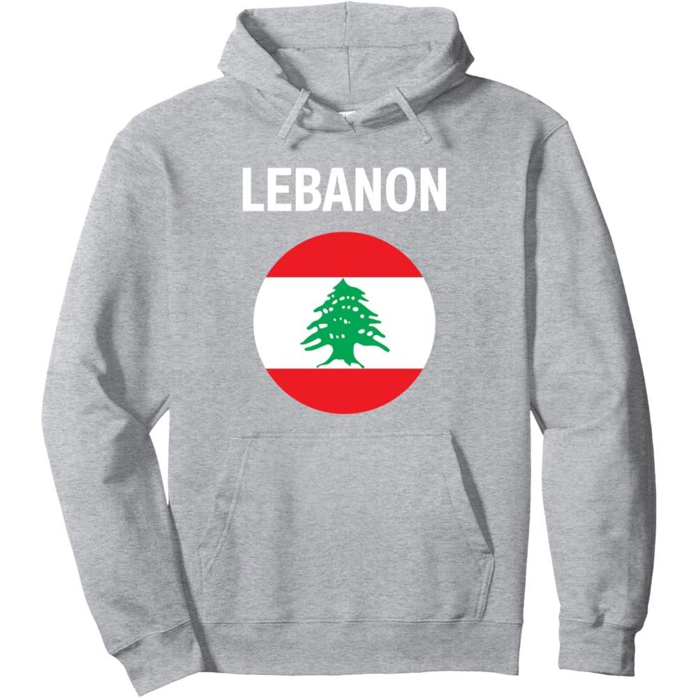 Lebanon Flag Hoodie Sweatshirt Unisex Casual Streetwear Trendy Pullover Fashion Men Women Couple Lebanese Patriotic Design Tops