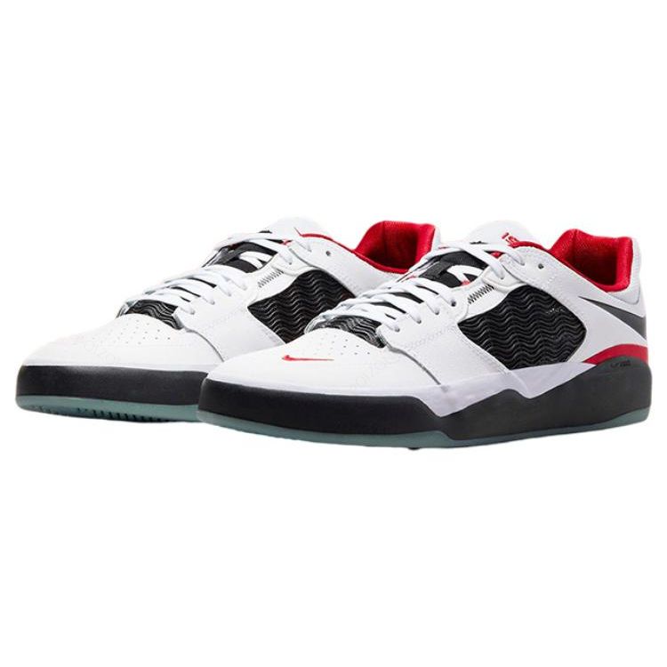 Nike Ishod Wair Premium SB Chicago Unisex Sneakers White University-Red Black DZ5648-100