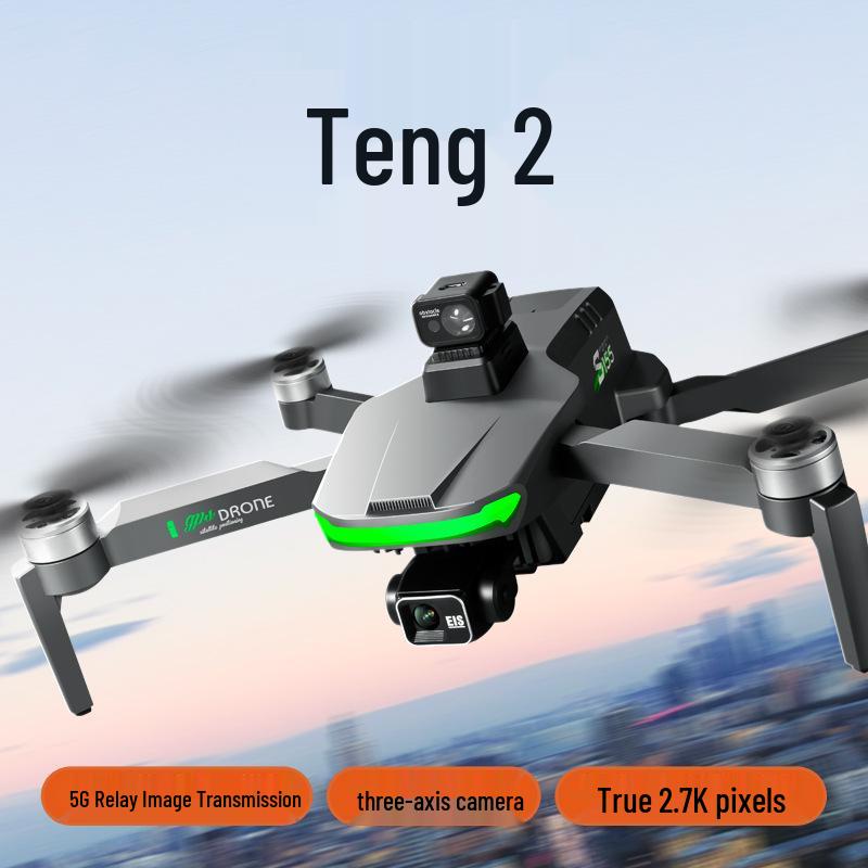 S155 Drone: GPS, HD Aerial Photography, 5G Image Transmission, 360° Obstacle Avoidance, 3-Axis Gimbal Remote Control Aircraft.