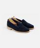 Custommood Rare Suede Penny Loafers (Navy)
