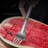 2-in-1 Multifunctional Fruit  Fork 304 Stainless Steel Watermelon Fork Kitchen Accessories
