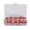 Copper Washer Flat Ring Seal Gasket Set Red Copper Material