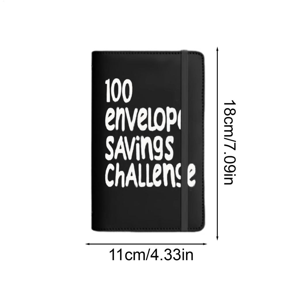 100 Days Envelope Challenge Binder Save Savings Challenges Loose-Leaf Binder Budget Binder With Cash Envelopes Money Organizer