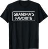 Grandma's Favorite Grandchild Funny Grandson Granddaughter T-Shirt
