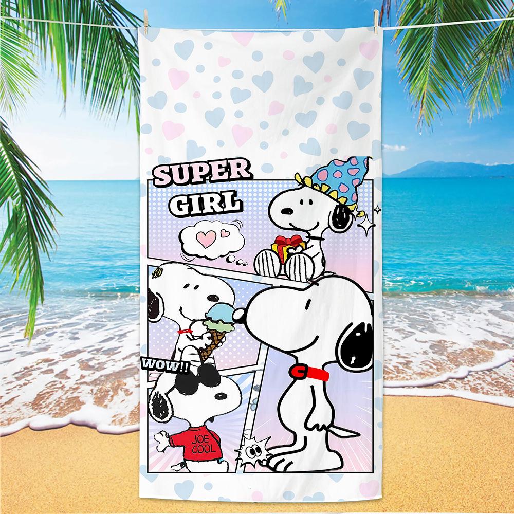 Popular Microfiber Beach Towel Cartoon Children'S Class A Beach Towel Summer Beach Towel