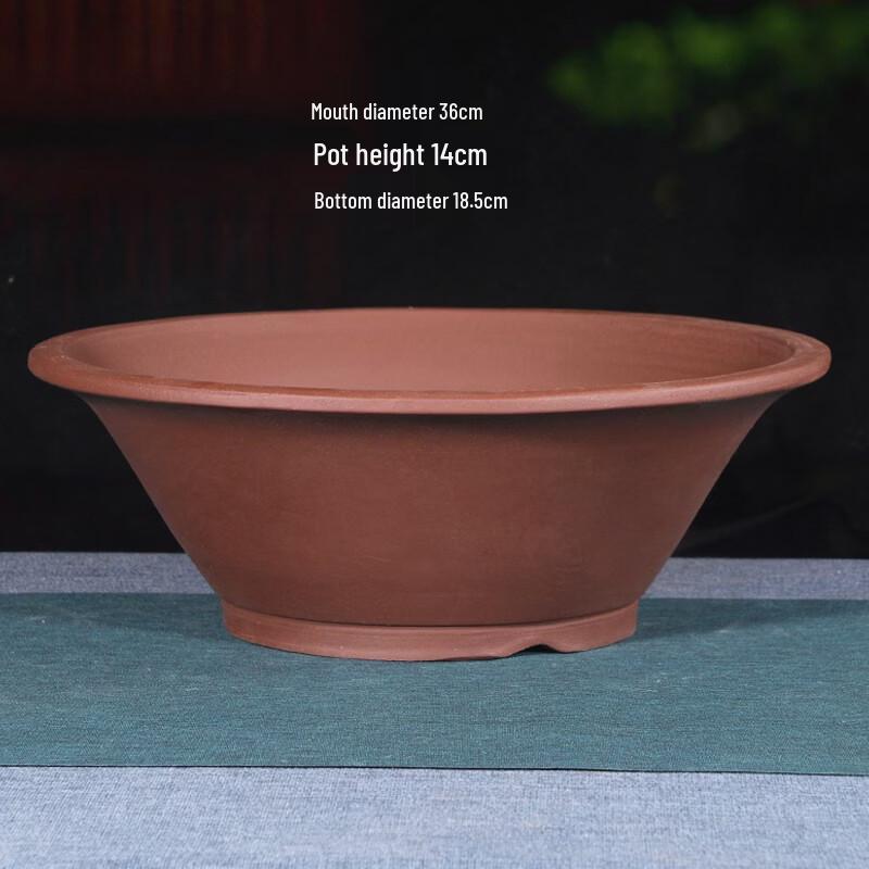 Большой керамический цилиндрический горшок для растений