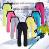 Unisex Winter Ski & Snowboard Broek - Winddicht, Dik Katoen, Afneembare Bretels