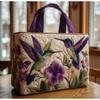 TEMU Womens Fashion Printed Tote Shoulder Bag 600D Oxford Cloth