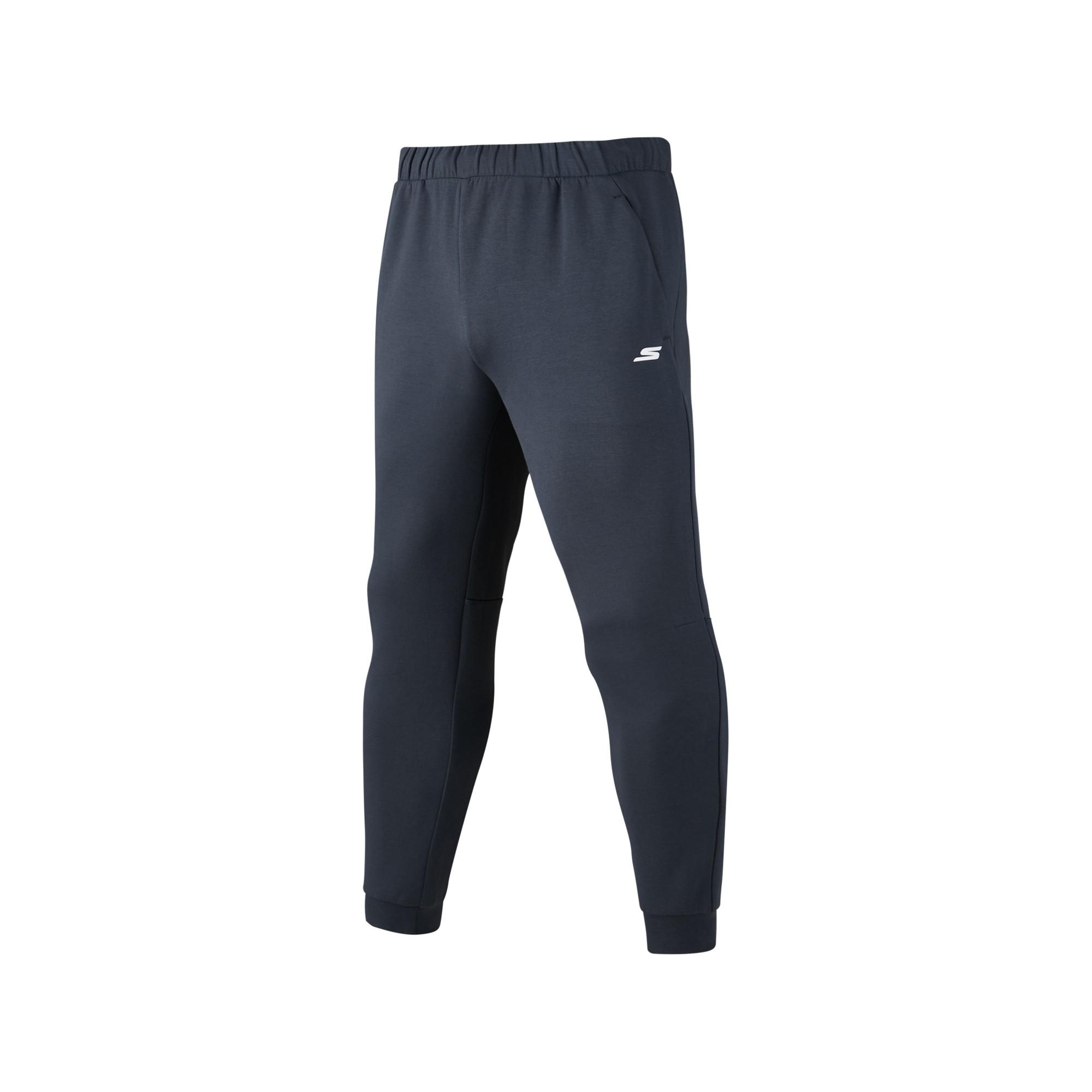 Skechers Sports Series Logo Drawstring Knitted Casual Pants Men pants Shadow-Gray P322M035-0167 M