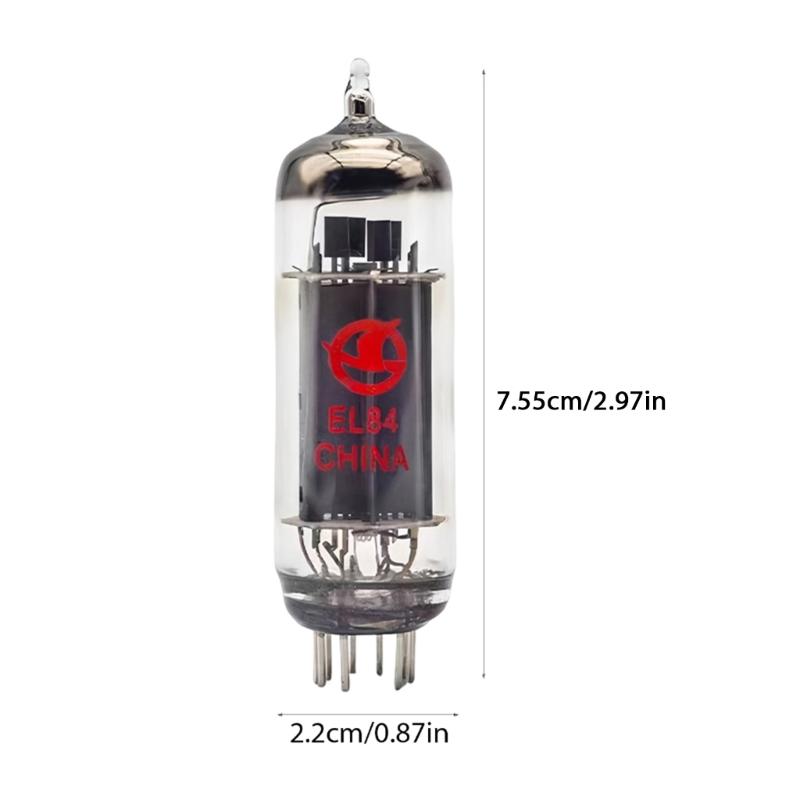 EL84 Amplifier Tube Precise Matching Replace 6P14 6BQ5 6L40 Amplifier Tubes With Enhances Heat Dissipation Design