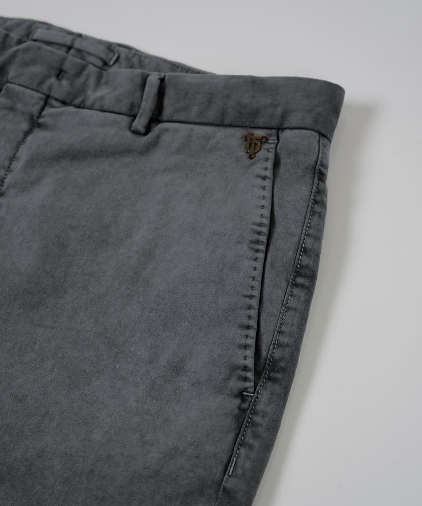 BIRBANTE Sondrio Stretch Satin Pants - Grey