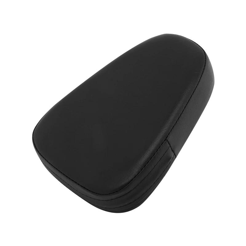 

Motorcycle Black Passenger Backrest Sissy Bar Cushion Back Pad For Harley Yamaha Honda Suzuki Kawasaki Universal Chopper Cruiser чёрный