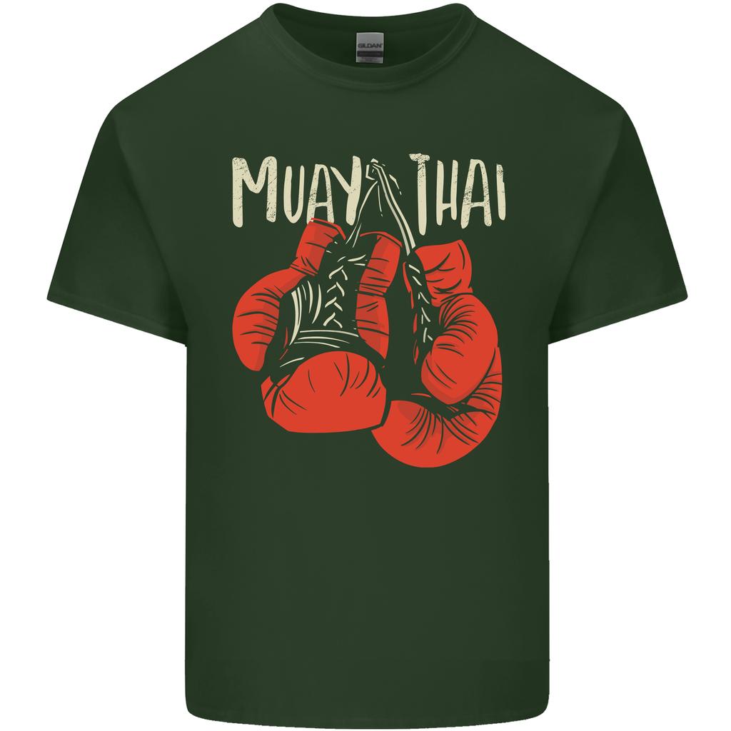 Muay Thai Boxing Gloves MMA Unisexs Light Cotton TShirt