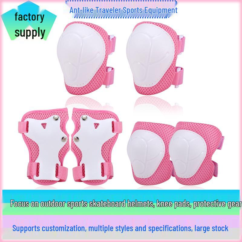 Children's Protective Gear for Roller Skating, Balance Biking, Land Surfing, Ice Skating, and Skateboarding (Knee & Elbow Pads)