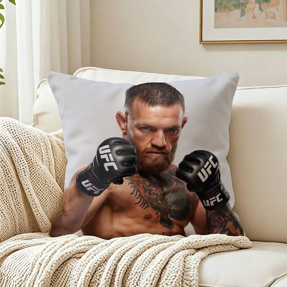Cool CConor MMcGregor Customizable Square Cushion Cover Double Sided Print Pillow Case