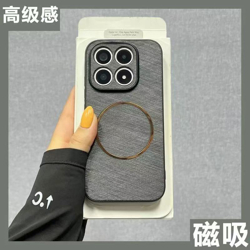 

Luxury Business Shockproof For Magsafe Phone Case For Xiaomi 15T Pro 15T Magnetic Wireless Charge Cover For Xiaomi 15T Pro Case For Xiaomi 15T