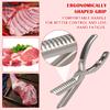 Rib Prep Pro Rib Membrane Remover Tool Guide Trimming Peeling Ribs Rib Membrane Remover Grilling Tools BBQ Rib Preparation Tool
