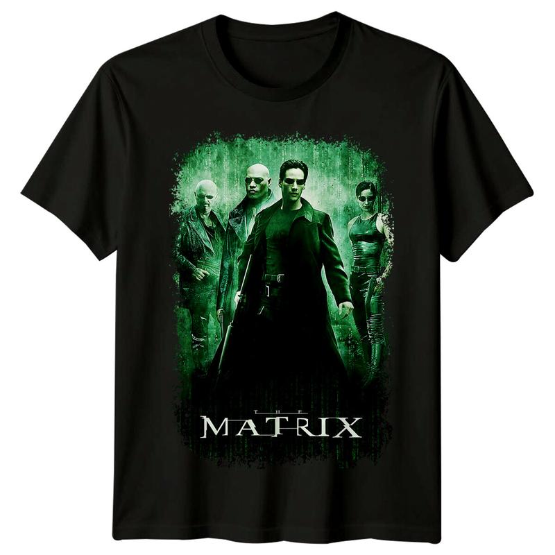 The Matrix (1999) Movie Poster Inspired Unisex T-Shirt Retro 80s Tee Graphic Tee XL