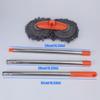 Long Handle Car Wash Mop with Soft Fiber Head for Rooflines, Windshields, Body Panels, Regular Vehicle Washing, and Easy Storage Tasks