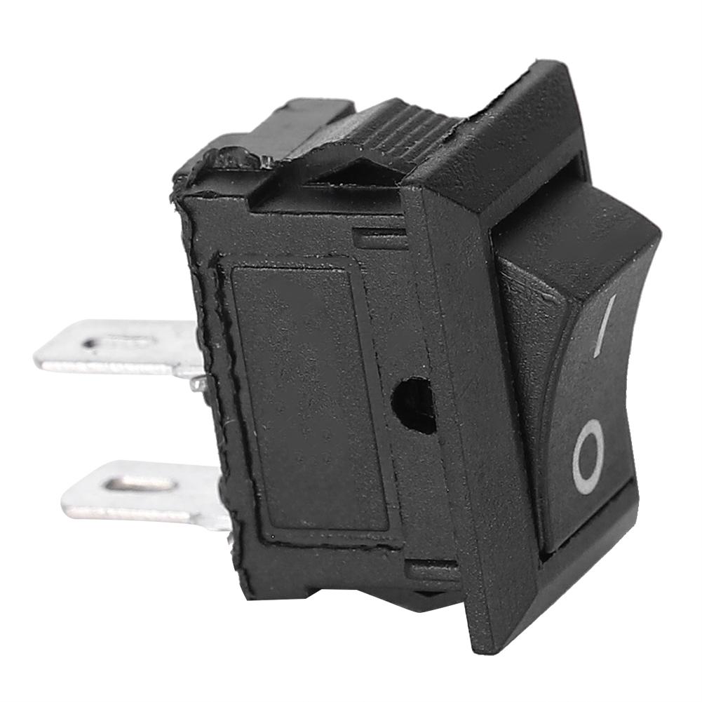 

20PCs 2‑Pin Switch Rocker On Off 2‑Position KCD11 Household Appliances Accessories Black