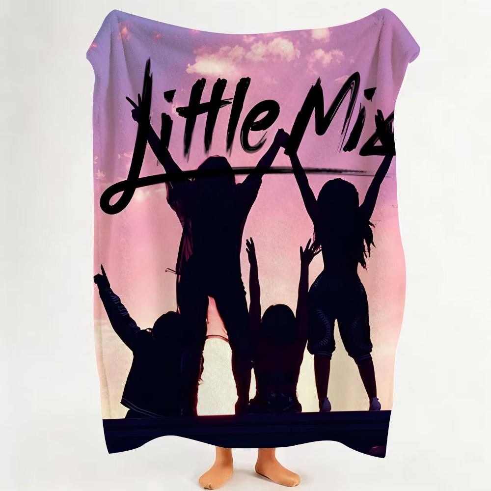 

Band L Little M Mix Throw Flannel Throw Blanket Suitable for Sofa Living Room Bedroom 75cmx90cm