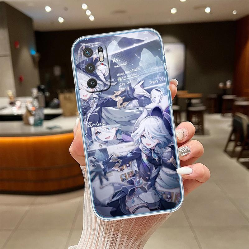 RE33 Genshin Impact Transparent Phone Case for Motorola Moto Edge 20 30 40 50 S30 Fusion Ultra Pro Neo Lite + G200 G23