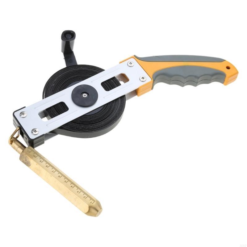 5/10/15/20/30M Oil Gauging Tapes Metal Tape Measure with Brass PlumbBob A0KF