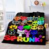 Sprunki Characters Plush Blanket Soft Comfortable All Seasons Perfect Gift Couch Office Nap Outdoor Travel Blanket