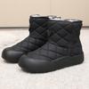 Fashion Women Waterpoof Platform Warm Snow Boots Winter Thick Sole Non Slip Outdoor Cotton Shoe Woman Non Slip Casual Comfort Ankle Boot