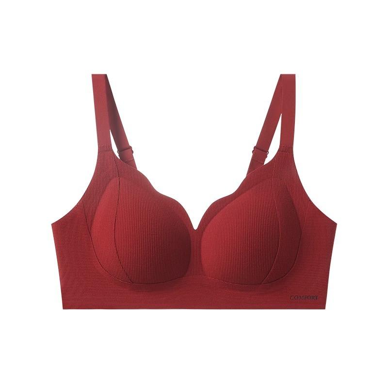Traceless underwear women's small breasts gather new popular upper support large breasts to prevent sagging, no steel ring autumn and winter bra cover