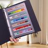 Loose-Leaf Wearable Nail Color Swatch Book - Advanced Display for Color Chart