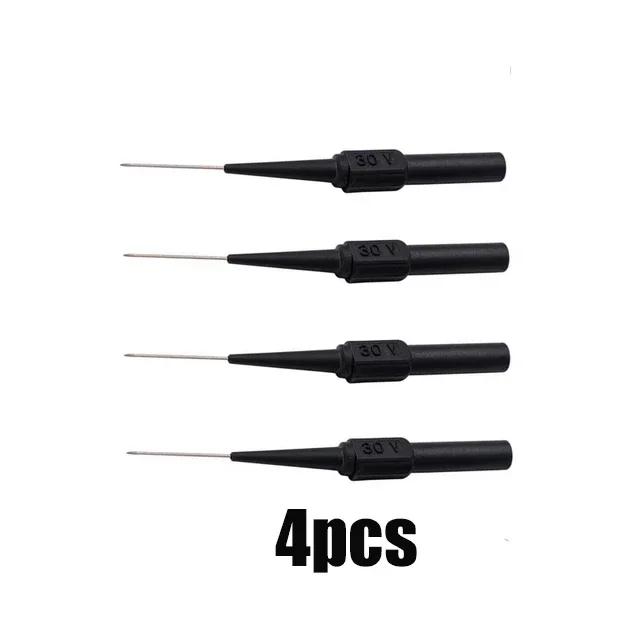 30V Car Tip Probes Diagnostic Tools Auto Multimeter Test Leads Extention Back Piercing Needle Tip Probes Mechanical Tools