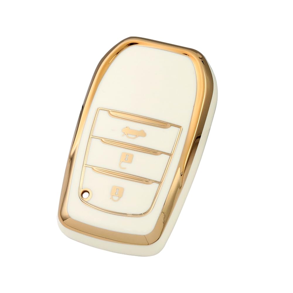 

[Kinotaka] Toyota Exclusive Design TPU Smart Key Case, Crown Crossover (TZSH35), Harrier 80 Series, білий