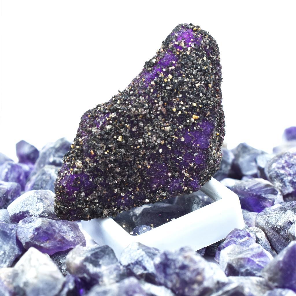Natural Purple Sapphire Loose Gemstone 119.60 Ct Uncut Raw Rough September Birthday Birthstone