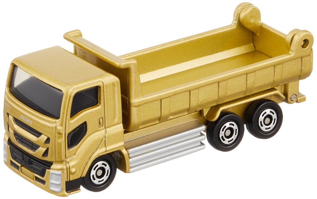 TAKARA TOMY 101 Isuzu Giga Dump Truck Miniature Car Toy for Ages 3 and Blister Meets Toy Safety ST Mark Certified "Tomica No. (Blister Packaging)" Up,