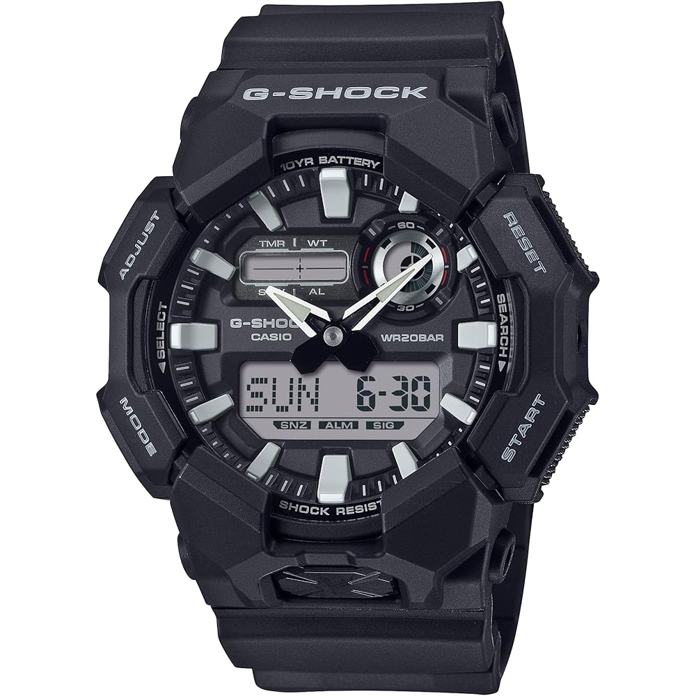 Casio G-Shock GA-010-1A Men s Watch Black Analog-Digital Waterproof Shock Resistant